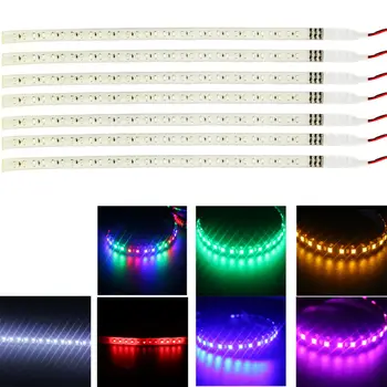 10pcs 30cm 1210 3528 Decorative 32 LED Strip Lights Flexible Knight Rider Lights Scanning Strobe flash Waterproof 12V mix colors
10pcs 30cm 1210 3528 Decorative 32 LED Strip Lights Flexible Knight Rider Lights Scanning Strobe flash Waterproof 12V mix colors