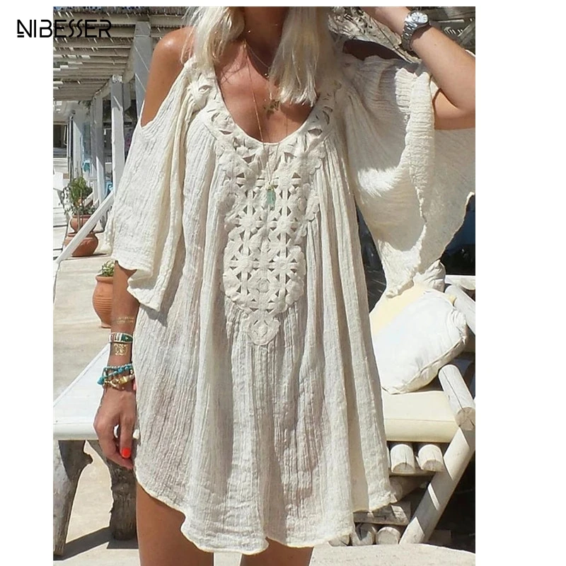 NIBESSER Female Summer Boho Dress Women Beach Dress Sundress Bohemia Style Halter Neck Bodycon Boho Beath Dresses Sundress
NIBESSER Female Summer Boho Dress Women Beach Dress Sundress Bohemia Style Halter Neck Bodycon Boho Beath Dresses Sundress
