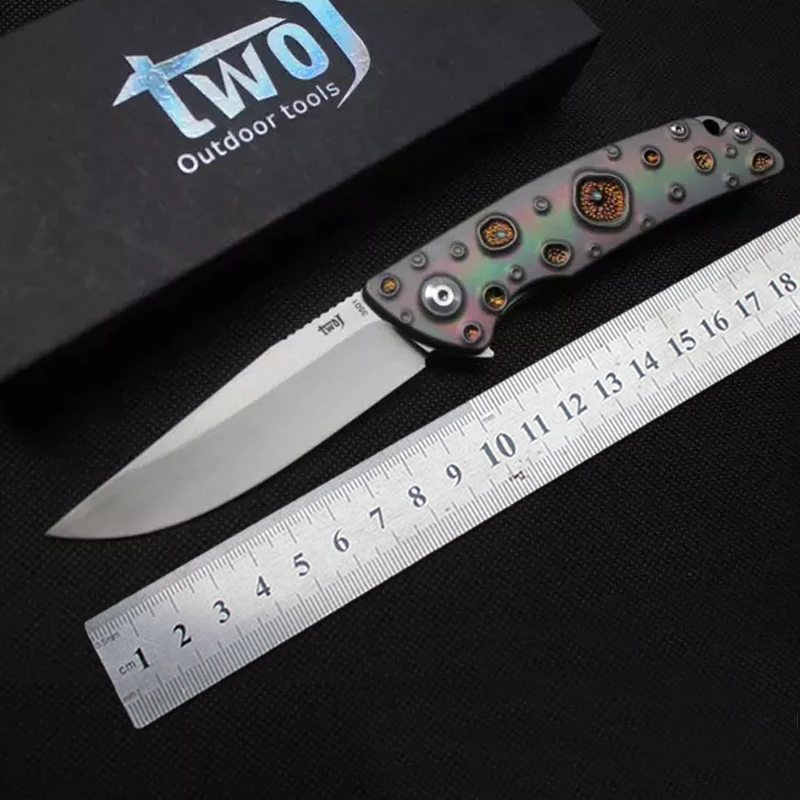 TWOJ 3501 knife High quality S35VN steel 60hrc Vacuum heat treatment,TC4 Handle bearing camping hunting pocket Folding knife EDC
TWOJ 3501 knife High quality S35VN steel 60hrc Vacuum heat treatment,TC4 Handle bearing camping hunting pocket Folding knife EDC