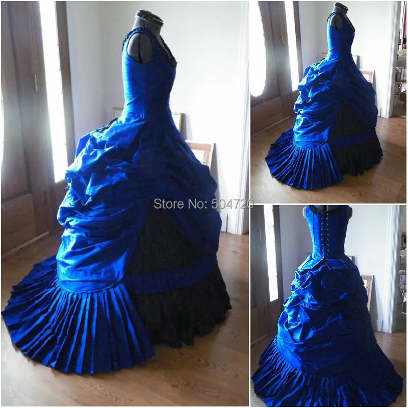 Custom-madeR-571 Vintage Costumes 1860s Civil War Southern Belle Ball wedding Dress/Gothic Lolita Dress Victorian dresses
Custom-madeR-571 Vintage Costumes 1860s Civil War Southern Belle Ball wedding Dress/Gothic Lolita Dress Victorian dresses
