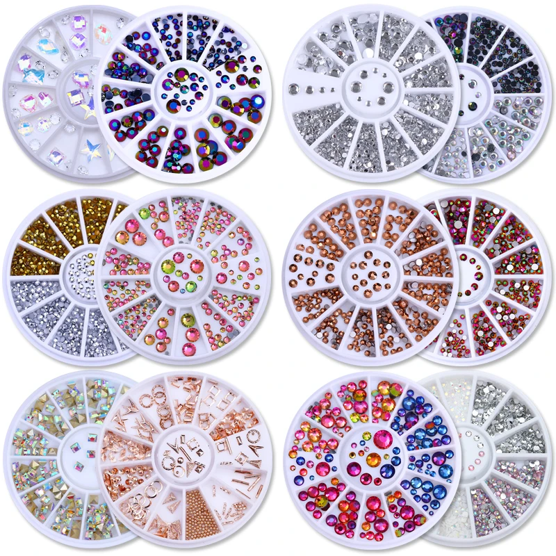 2 Boxes Rhinestone Nail Stud Bead Rivet 3D Nail Decoration for Nails Manicure Decor Set Nail Art Decorations Kit
2 Boxes Rhinestone Nail Stud Bead Rivet 3D Nail Decoration for Nails Manicure Decor Set Nail Art Decorations Kit