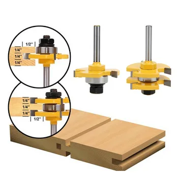 NO.1-10 Milling Cutter for Wood 1/4'' Shank Tongue Groove Router Bits Drilling Milling Carving Set Floor Woodworking Hot Sale
NO.1-10 Milling Cutter for Wood 1/4'' Shank Tongue Groove Router Bits Drilling Milling Carving Set Floor Woodworking Hot Sale