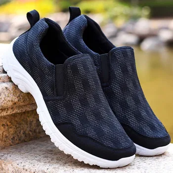 Spring New Men'S Casual Shoes Light Slip-On Mesh Breathable And Comfortable Wear-Resistant & Non-Slip Men Shoes Black Blue Male
Spring New Men'S Casual Shoes Light Slip-On Mesh Breathable And Comfortable Wear-Resistant & Non-Slip Men Shoes Black Blue Male