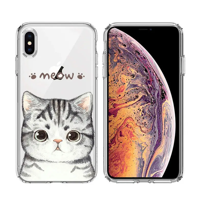 Arvin Painted Case FOR Iphone 5 5S 6s Plus X XS Max XR Soft Silicon Cover FOR Iphone 6s Clear Protective TPU Back Cover for 7 8 (18)