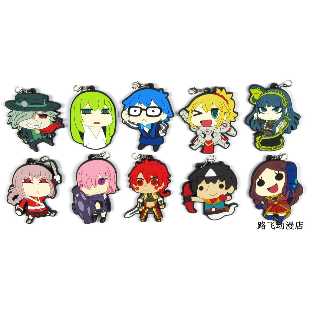 Fate/Grand Order FGO Mash Kyrielight Fujimaru Ritsuka Archer Saber Action Figure Anime Model Rubber Keychain Pendant Gifts 6cm
Fate/Grand Order FGO Mash Kyrielight Fujimaru Ritsuka Archer Saber Action Figure Anime Model Rubber Keychain Pendant Gifts 6cm