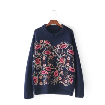 autumn clothes women casual embroidery knitted sweater women long sleeve womens clothing blue women sweaters and pullovers
autumn clothes women casual embroidery knitted sweater women long sleeve womens clothing blue women sweaters and pullovers