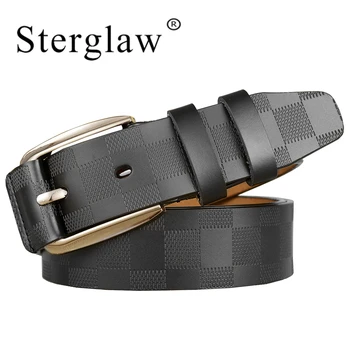 110-125x3.8cm Classic lattice leather genuine leather belt Men's luxury man brand cowboy belts for men jeans ceinture homme C217
110-125x3.8cm Classic lattice leather genuine leather belt Men's luxury man brand cowboy belts for men jeans ceinture homme C217