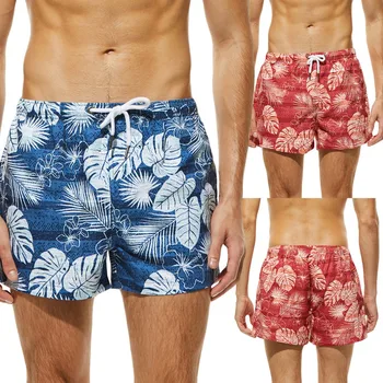 Fashion Men Breathable Trunks Pant Leaves Print Swimwear Beach Shorts Slim Wear W619
Fashion Men Breathable Trunks Pant Leaves Print Swimwear Beach Shorts Slim Wear W619