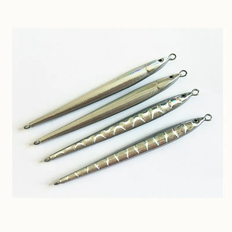 own factory jig fishing lure lead fish long jig 40 g lead fish fast deep down jig lure
own factory jig fishing lure lead fish long jig 40 g lead fish fast deep down jig lure