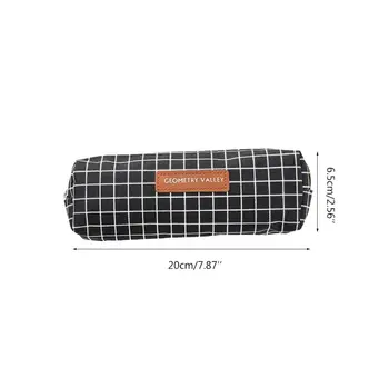 Creative Zipper Round Dot Checked Pen Bag Cloth Pencil Case With Geometrical Figure Students School Stationary
Creative Zipper Round Dot Checked Pen Bag Cloth Pencil Case With Geometrical Figure Students School Stationary