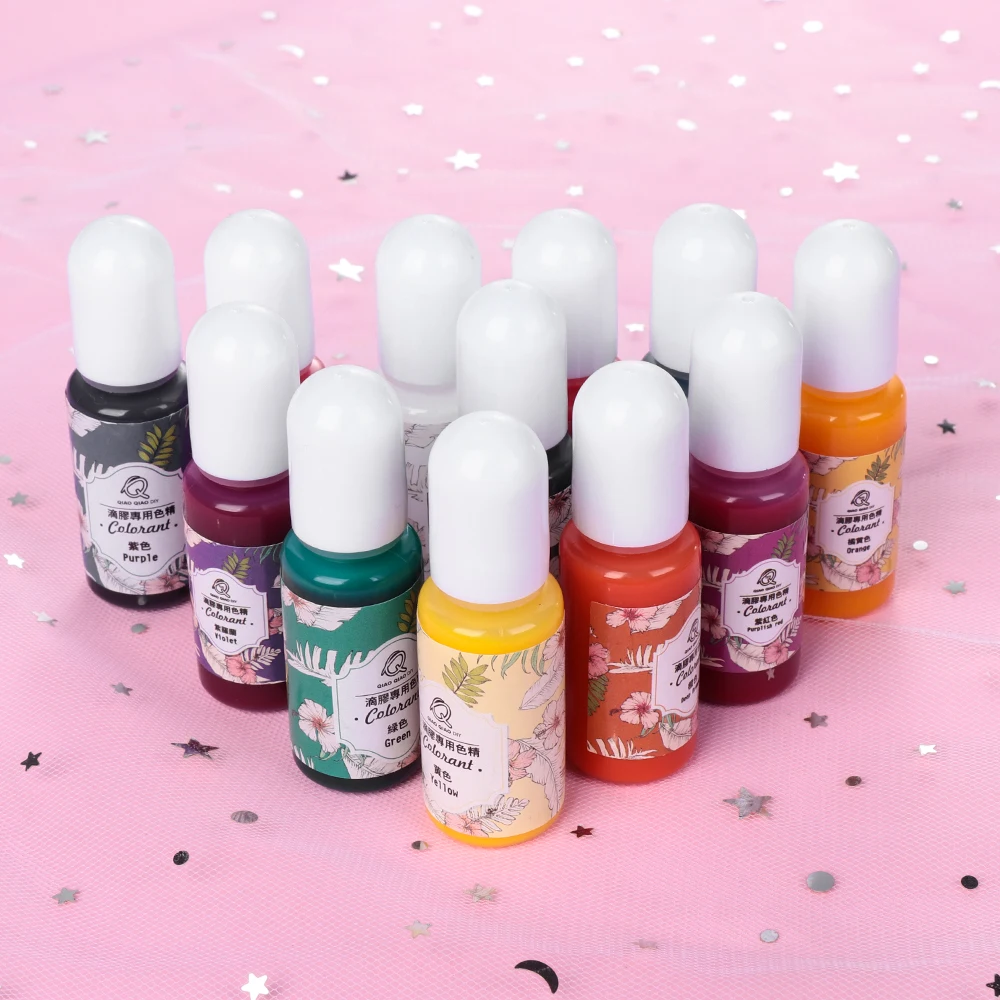 New 10g/bottle Multicolor Practical Epoxy UV Resin Coloring Dye Colorant Pigment DIY Crystal Jewelry Making Crafts
New 10g/bottle Multicolor Practical Epoxy UV Resin Coloring Dye Colorant Pigment DIY Crystal Jewelry Making Crafts
