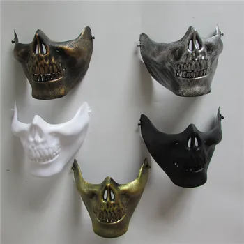 5 kind of style select Skull halloween mask Jaw Horror Half Face Shied Terror Mask Plastic Human Skull Skeleton Mask
5 kind of style select Skull halloween mask Jaw Horror Half Face Shied Terror Mask Plastic Human Skull Skeleton Mask