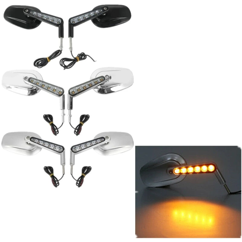 Motorcycle Rear View Mirrors & LED Front Turn Signals For Harley Davidson VROD VRSCF 09-17
Motorcycle Rear View Mirrors & LED Front Turn Signals For Harley Davidson VROD VRSCF 09-17
