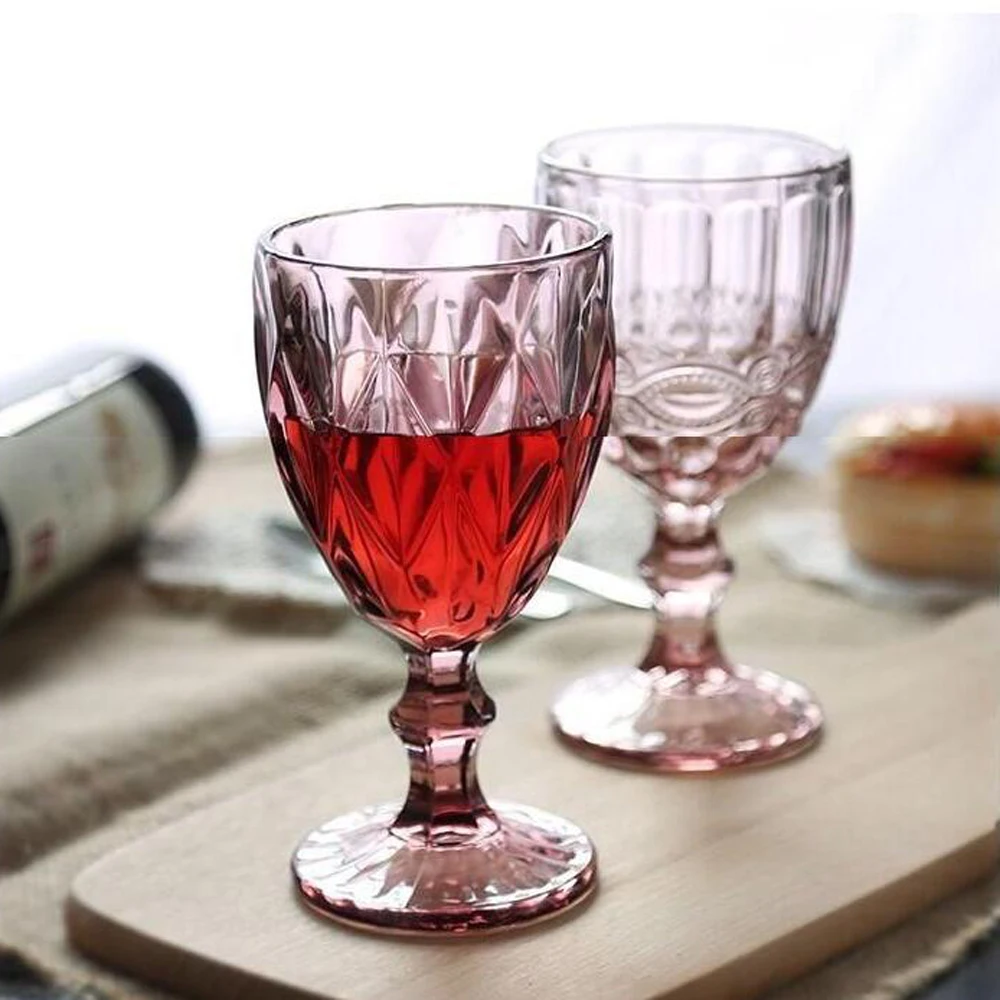 Colorful 240ML 300ML Vintage Red Wine Glass Goblet Juice Wine Glass Home Creative Cup Thickening Drinking Cup
Colorful 240ML 300ML Vintage Red Wine Glass Goblet Juice Wine Glass Home Creative Cup Thickening Drinking Cup