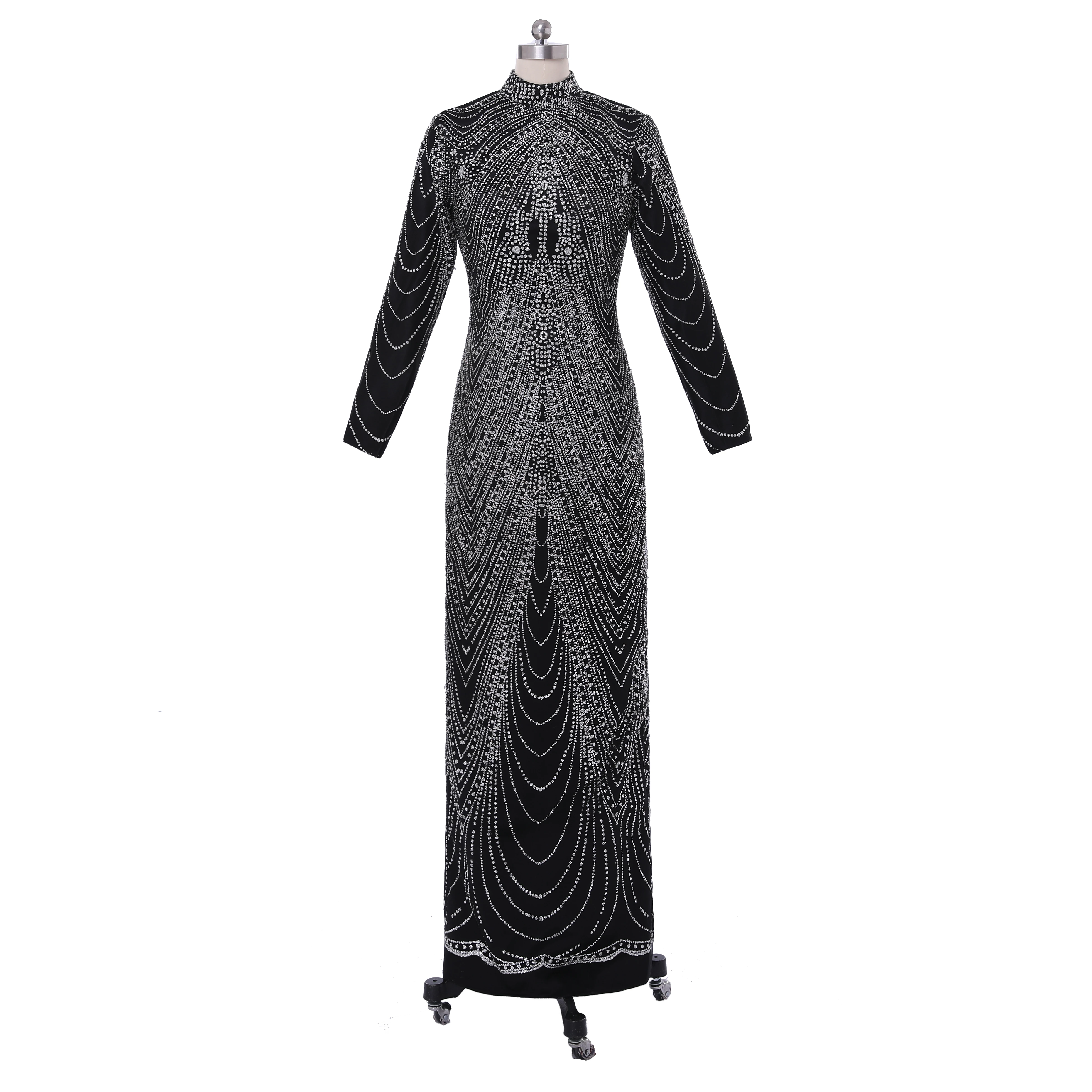 Full Covered Glitter Evening Prom Dress Floor Length with Sequin Long Sleeve Sparkling Formal Straight Gown Black
Full Covered Glitter Evening Prom Dress Floor Length with Sequin Long Sleeve Sparkling Formal Straight Gown Black