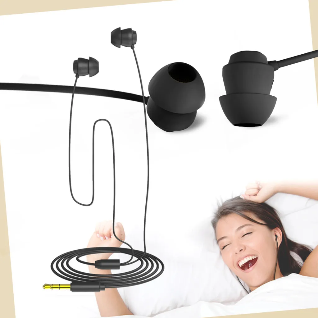 Anti Noise Sleep Earphone Soft In-Ear Headphone Headset Silicone Earbuds Mic #3.5
Anti Noise Sleep Earphone Soft In-Ear Headphone Headset Silicone Earbuds Mic #3.5