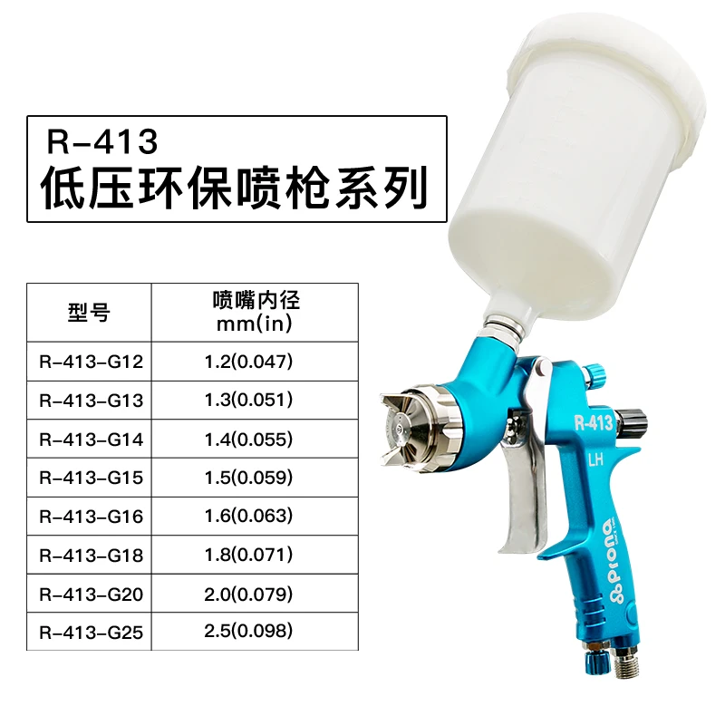 prona R-413 spray gun R413 HVLP painting gun