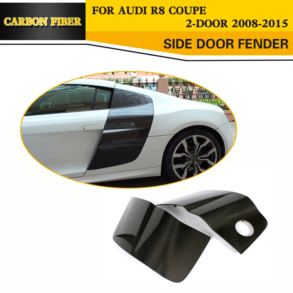 Carbon Fiber Racing Side Door Fenders Blade Panels Flares for Audi R8 V8 V10 2-Door 2008-2015 Car Styling 2PCS
Carbon Fiber Racing Side Door Fenders Blade Panels Flares for Audi R8 V8 V10 2-Door 2008-2015 Car Styling 2PCS