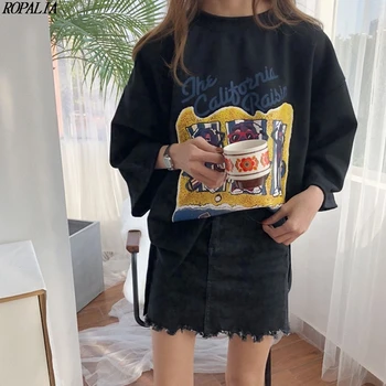 Women's Round Neck Letter Print 3/4 Sleeve Loose T-Shirt Slit Casual Pullover Long T-Shirts
Women's Round Neck Letter Print 3/4 Sleeve Loose T-Shirt Slit Casual Pullover Long T-Shirts