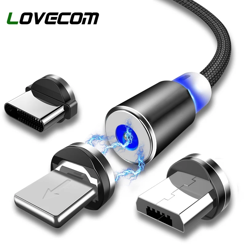 LOVECOM 1M LED Magnetic USB Cable for iPhone Xs Max 8 7 6 & USB Type C Cable & Micro USB Cable for Samsung Xiaomi LG USB C
LOVECOM 1M LED Magnetic USB Cable for iPhone Xs Max 8 7 6 & USB Type C Cable & Micro USB Cable for Samsung Xiaomi LG USB C