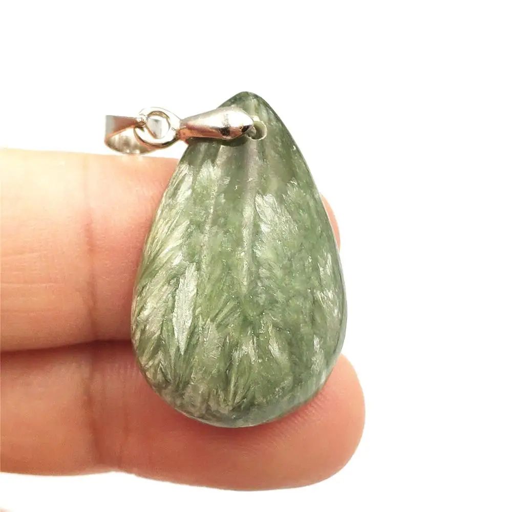 Natural Green Seraphinite Water Drop Stone Pendant 27x18x8mm Women Men Crystal Lucky Anniversary Gift Necklace Jewelry AAAAA
Natural Green Seraphinite Water Drop Stone Pendant 27x18x8mm Women Men Crystal Lucky Anniversary Gift Necklace Jewelry AAAAA
