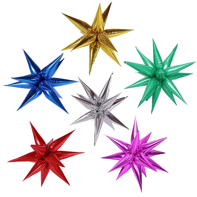 12 Pcs Explosion Star Balloons Birthday Party Ceremony Wedding Decoration Water Drop Cone Foil Balloons Party Supplies
12 Pcs Explosion Star Balloons Birthday Party Ceremony Wedding Decoration Water Drop Cone Foil Balloons Party Supplies