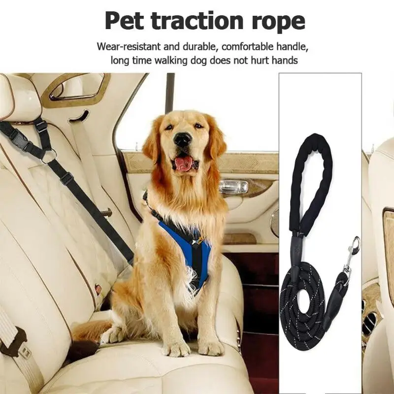 Reflective Large Dog Leash Polyester Rope Pet Dog Running Tracking Leashes For Pet Dog Cat Outdoor Supplies
Reflective Large Dog Leash Polyester Rope Pet Dog Running Tracking Leashes For Pet Dog Cat Outdoor Supplies