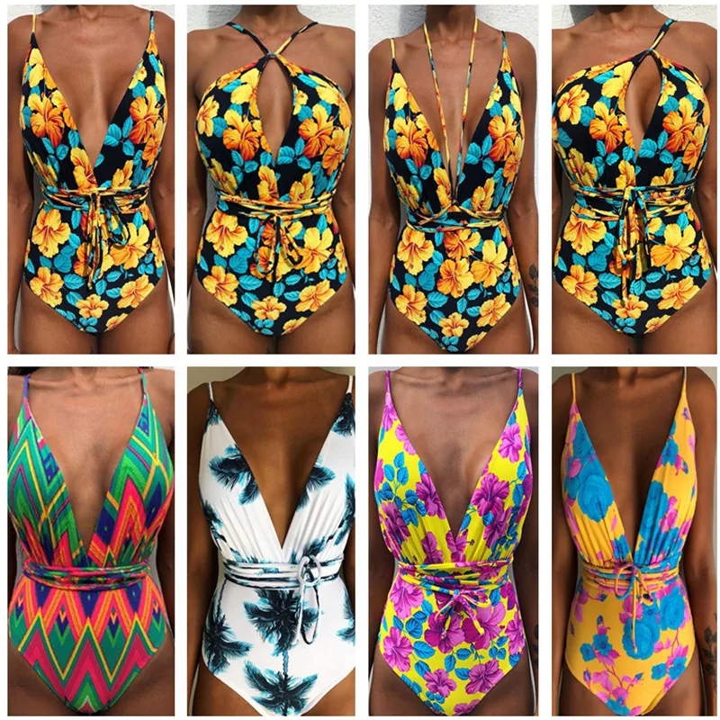 Mulitple Ways Wear Swimwear Bandage Swimsuit One Pieces Swimming Suit Badpak Retro trajes de bano Plus size Monokini 13 Colors
Mulitple Ways Wear Swimwear Bandage Swimsuit One Pieces Swimming Suit Badpak Retro trajes de bano Plus size Monokini 13 Colors