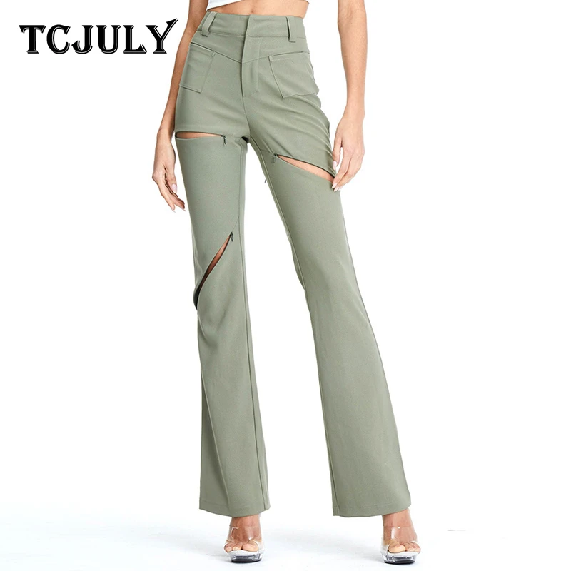 TCJULY Summer 2019 New Hollow Out Women's Trousers 100% Polyester Solid High Waist Casual Pants Streetwear Slim Push Up Trousers
TCJULY Summer 2019 New Hollow Out Women's Trousers 100% Polyester Solid High Waist Casual Pants Streetwear Slim Push Up Trousers