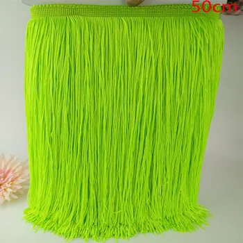 10 M/lot 15-50CM Long Polyester Fringe Trim African green Tassel Ribbon Lace Accessory Sew Latin Dress Garment Curtain DIY
10 M/lot 15-50CM Long Polyester Fringe Trim African green Tassel Ribbon Lace Accessory Sew Latin Dress Garment Curtain DIY