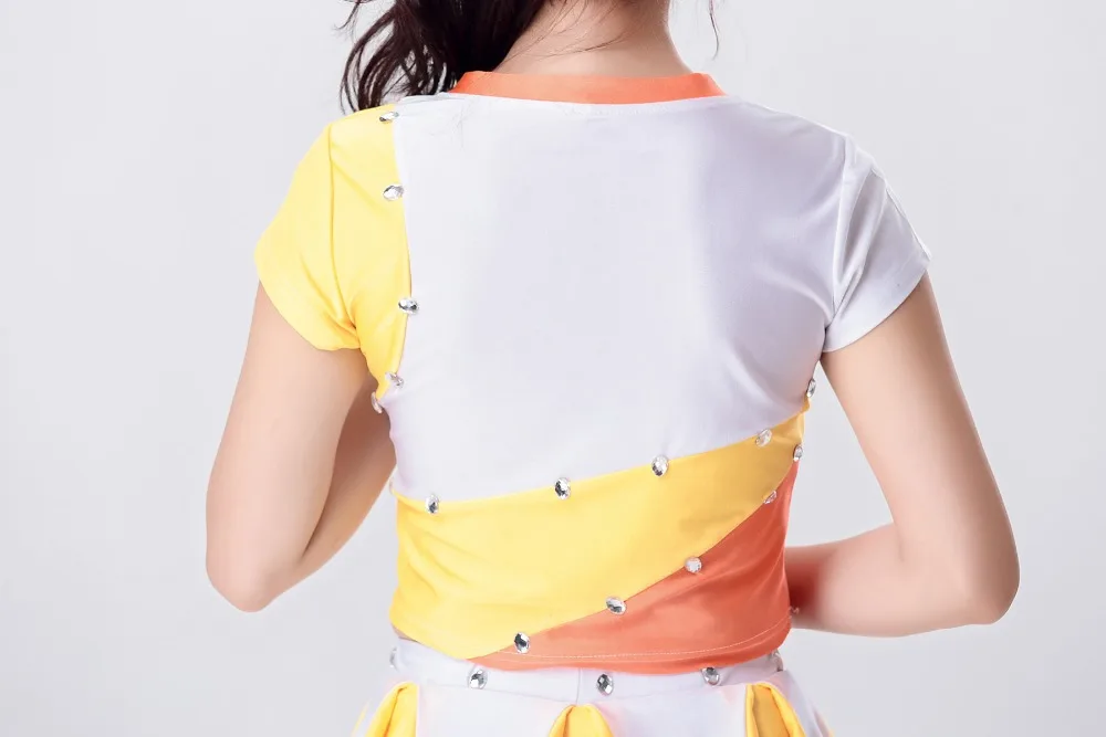 Cheerleader Costume Women Football Baby Lady Cheerleading Costumes Boys Girls Stage Performance Dresses Men Kids Adults Uniforms (3)