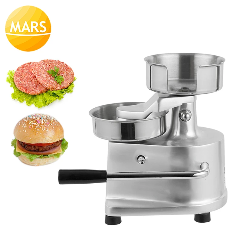 

100mm-130mm Manual Hamburger Press Burger Machine Meat Pie Forming Machine Beef Grill Burger Makers in Bakery Equipment