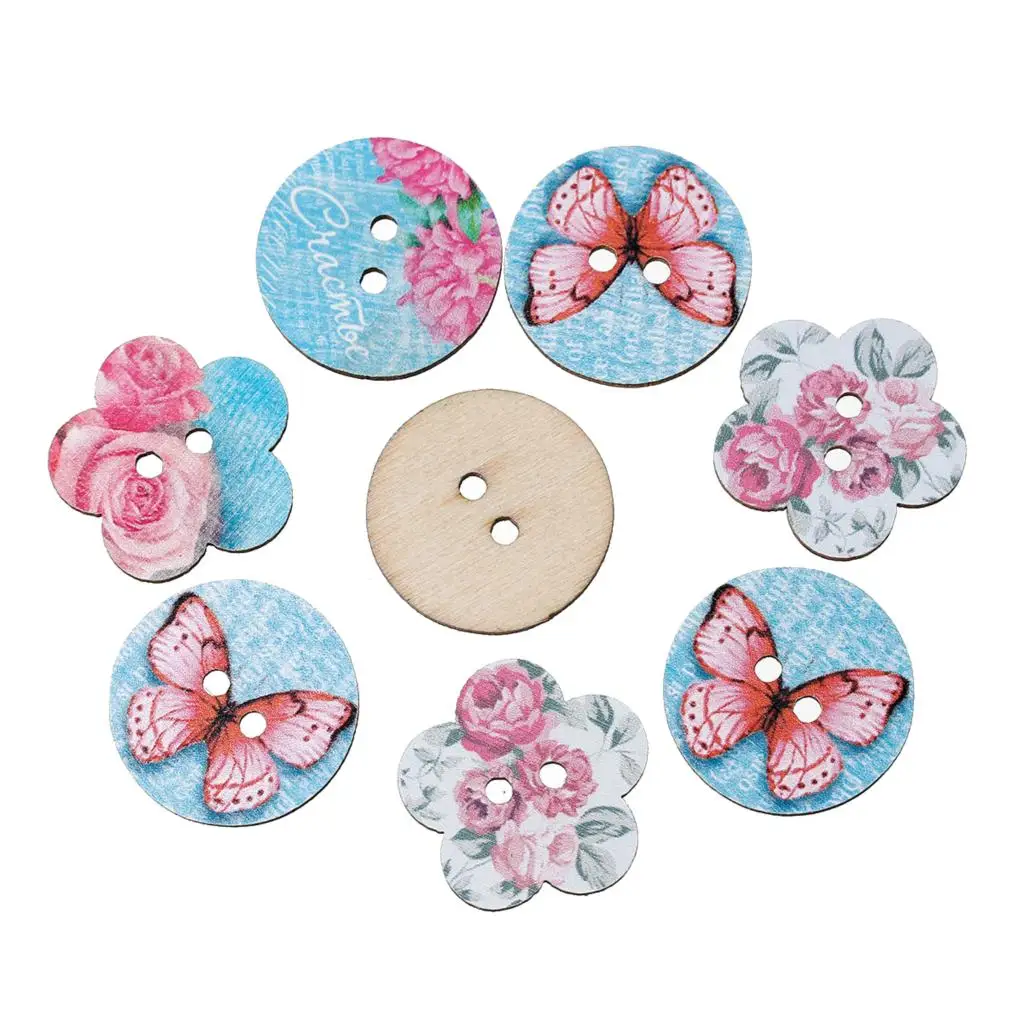 Wood Sewing Button Scrapbooking Mixed At Random Two Holes Butterfly 24mm Dia,25mm x 24mm,50 PCs
Wood Sewing Button Scrapbooking Mixed At Random Two Holes Butterfly 24mm Dia,25mm x 24mm,50 PCs