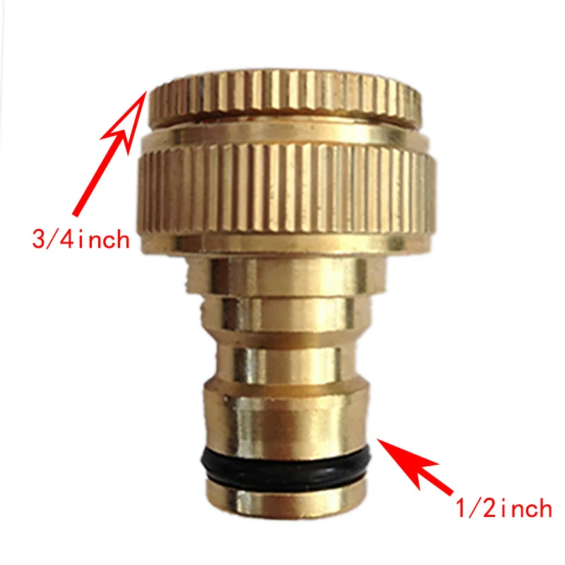 2PCS 1/2 "3/4" Hose Pure Brass Faucets Standard Connector Washing Machine Gun Quick Connect Fitting Pipe Connections IT051
2PCS 1/2 "3/4" Hose Pure Brass Faucets Standard Connector Washing Machine Gun Quick Connect Fitting Pipe Connections IT051