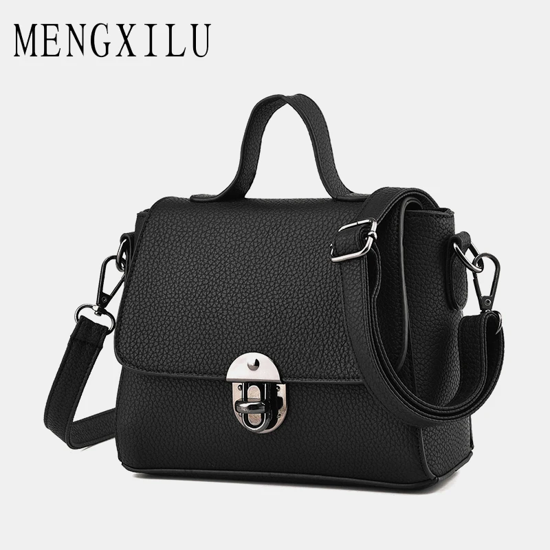 MENGXILU Black Women Bag Handbag High Quality Pu Leather Crossbody Bags Female Fashion Lock Tote Bag Ladies Daily Sac A Main
MENGXILU Black Women Bag Handbag High Quality Pu Leather Crossbody Bags Female Fashion Lock Tote Bag Ladies Daily Sac A Main