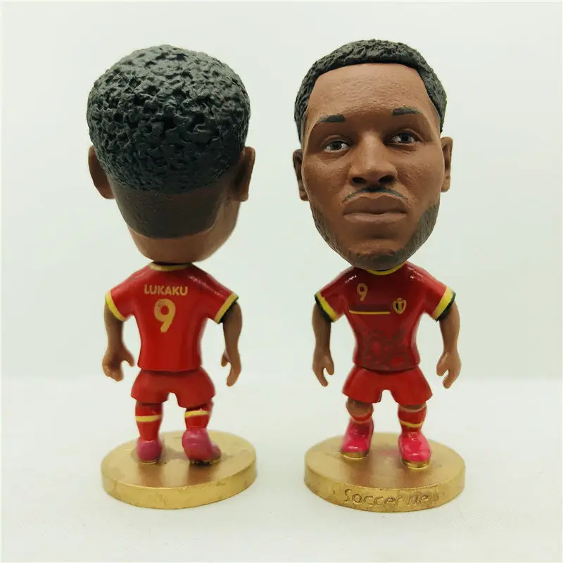 Soccerwe Romelu Lukaku Doll 2016 Series Belgium 9# National Team Red Kit Striker Figurine 2.6 Inches Height Resin
Soccerwe Romelu Lukaku Doll 2016 Series Belgium 9# National Team Red Kit Striker Figurine 2.6 Inches Height Resin