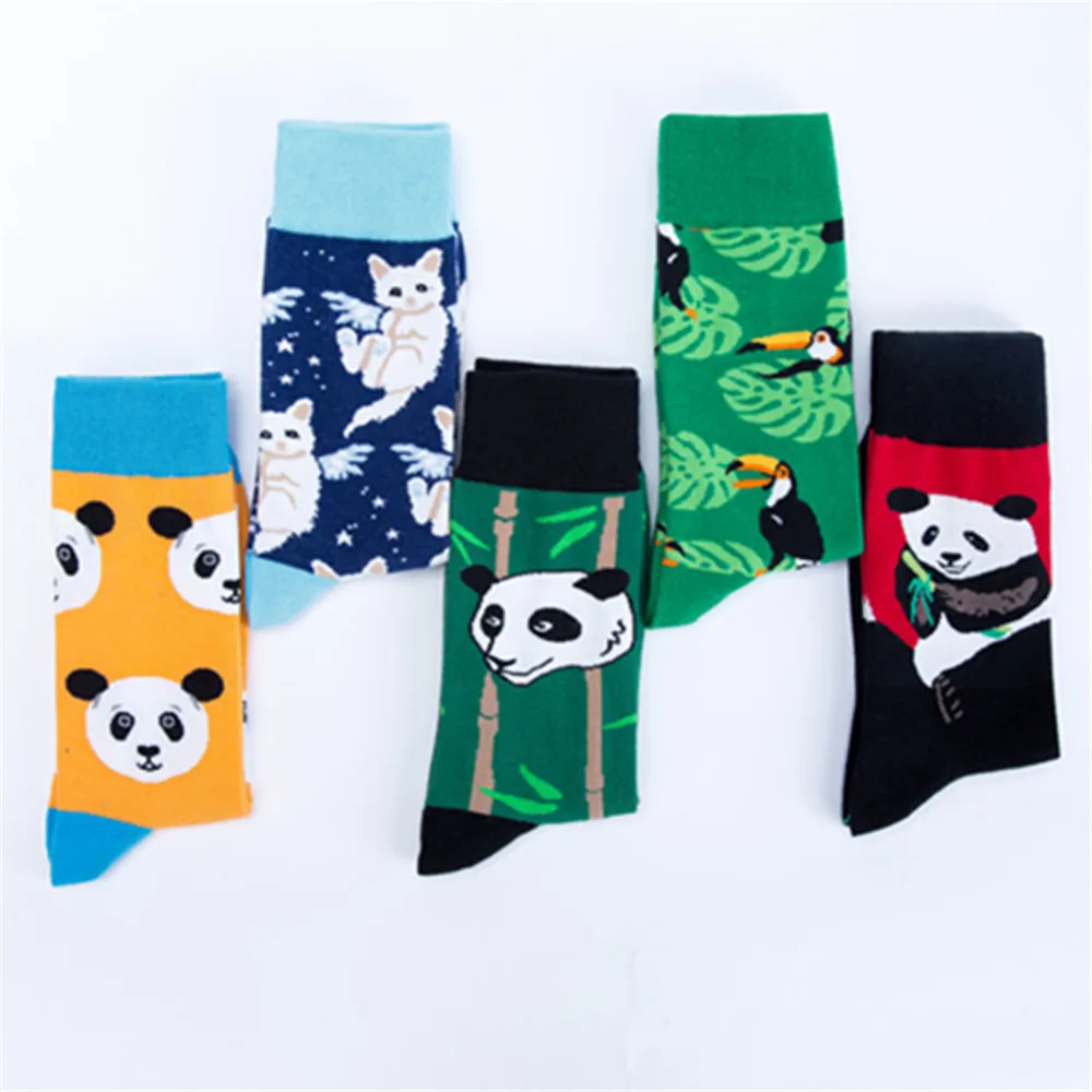 1 Pair Fashion Cute Harajuku Style Skarpetki Socks Women Animals Panda Cats Bamboo Pattern Design Women's Funny Socks
1 Pair Fashion Cute Harajuku Style Skarpetki Socks Women Animals Panda Cats Bamboo Pattern Design Women's Funny Socks