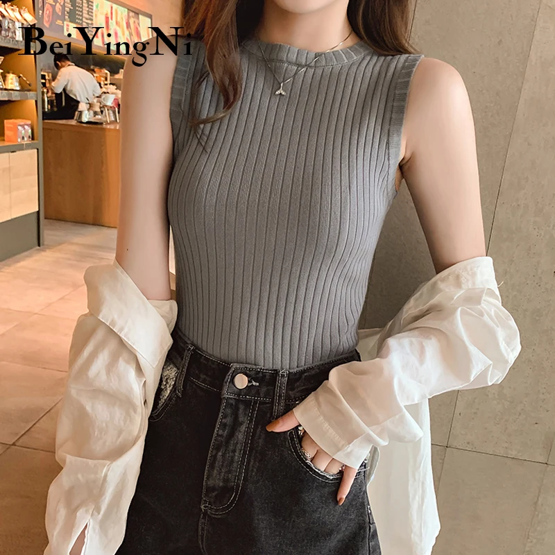 Beiyingni Knitted Tank Top Female 8Colors Slim Casual Sexy 2019 New Fashion Sleeveless Basic Camis Women Black Vintage Camisole
Beiyingni Knitted Tank Top Female 8Colors Slim Casual Sexy 2019 New Fashion Sleeveless Basic Camis Women Black Vintage Camisole