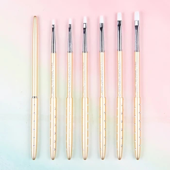 High quality 1 PC Korean taklon hair SBA-313 Flat nail gel varnish brush for a manicure
High quality 1 PC Korean taklon hair SBA-313 Flat nail gel varnish brush for a manicure