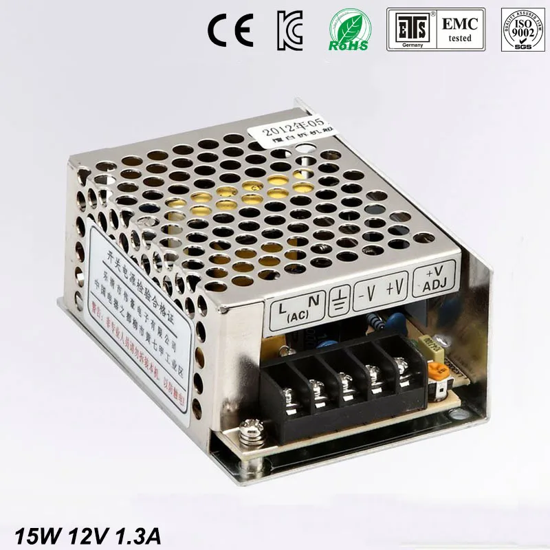 Sortie unique MINI taille de commutation d'alimentation ms - 15 W 12 V 1.3A ac dc convertisseur MINI led pilote
Sortie unique MINI taille de commutation d'alimentation ms - 15 W 12 V 1.3A ac dc convertisseur MINI led pilote