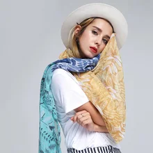 New arrival spring summer print three-color leaves scarf Wild printing sunscreen shawl dual purpose scarves leaf print gradient
New arrival spring summer print three-color leaves scarf Wild printing sunscreen shawl dual purpose scarves leaf print gradient