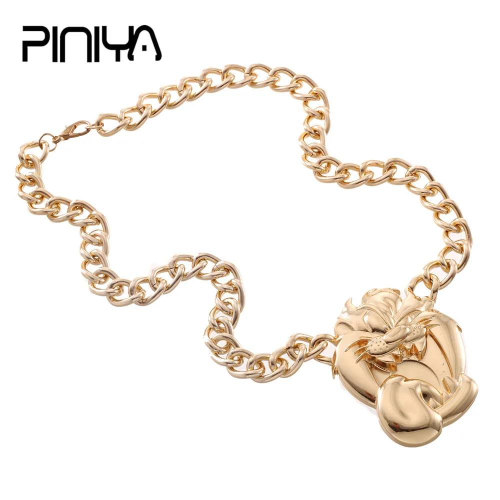 Newest Choker Men's Gold Color Pendant Necklace Jewelry Vintage Big Roaring Lion Head Pendulums Chain Chocker Wholesale
Newest Choker Men's Gold Color Pendant Necklace Jewelry Vintage Big Roaring Lion Head Pendulums Chain Chocker Wholesale