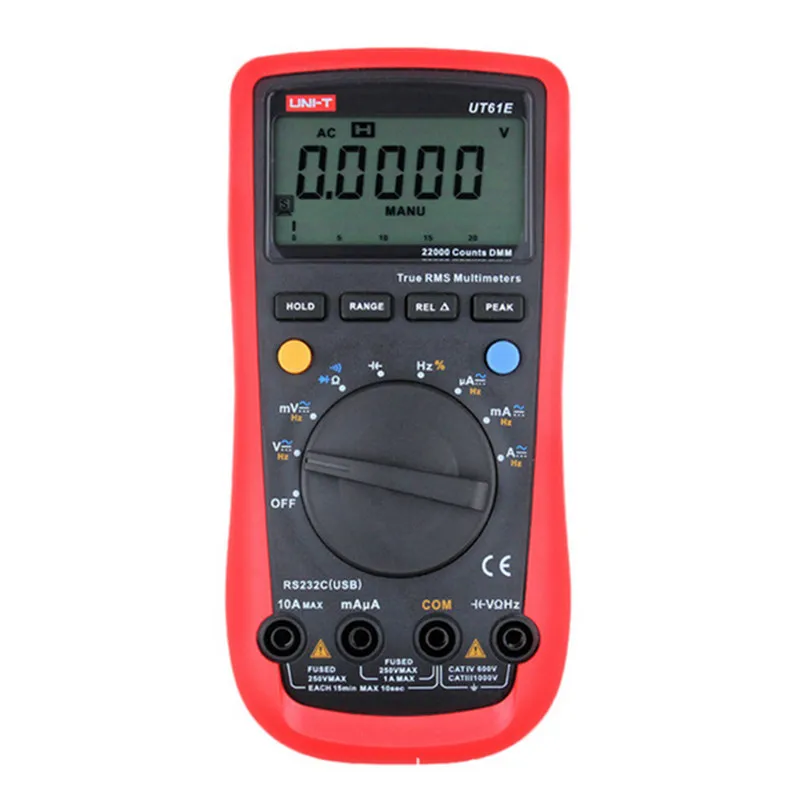 Digital Multimeters uni-t ut61e uni-t ut61C uni-t ut61d Multitester AC&DC Current Voltage Diagnostic-tools Meters lcd multimetro
Digital Multimeters uni-t ut61e uni-t ut61C uni-t ut61d Multitester AC&DC Current Voltage Diagnostic-tools Meters lcd multimetro