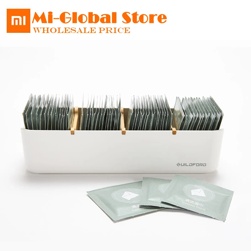 Xiaomi Mijia Screen Cleaning wipes 40pcs with storage box Wet Wipes LCD Screen Dust Removal for Phone Notebook Computer mirror
Xiaomi Mijia Screen Cleaning wipes 40pcs with storage box Wet Wipes LCD Screen Dust Removal for Phone Notebook Computer mirror