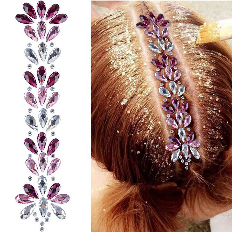 Women Carnival Party Hair Gems Decrations Face Eyes Head Chest Glitter Face Jewels Tattoo Sticker Beauty Makeup Stickers
Women Carnival Party Hair Gems Decrations Face Eyes Head Chest Glitter Face Jewels Tattoo Sticker Beauty Makeup Stickers