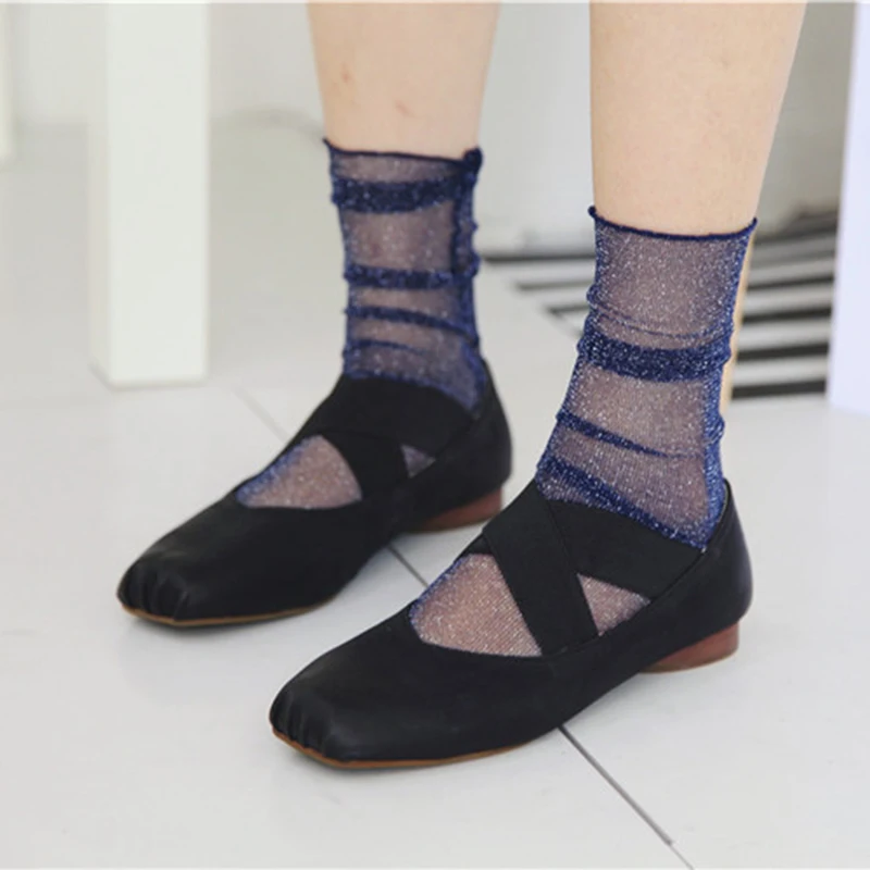 Fashion Tulle Socks Women Transparent Long Socks Thin Socks Girls Streetwear Dress Medis
Fashion Tulle Socks Women Transparent Long Socks Thin Socks Girls Streetwear Dress Medis