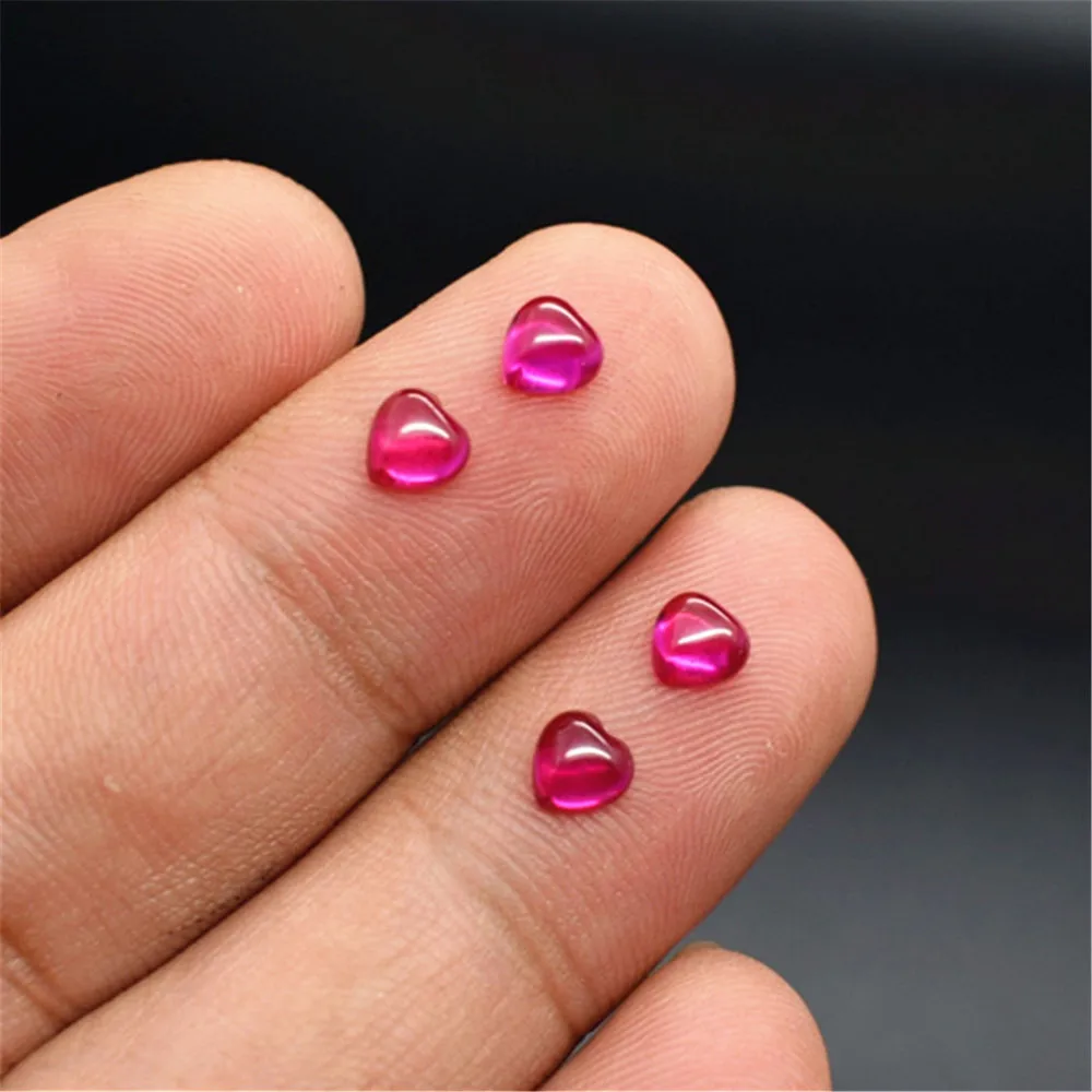 Joanlyn 2pcs Ruby Heart Cabochons Smooth Polished Surface Heart Shape Blood-red Ruby Cabochons Flat Back 2 Sizes to Choose C84R
Joanlyn 2pcs Ruby Heart Cabochons Smooth Polished Surface Heart Shape Blood-red Ruby Cabochons Flat Back 2 Sizes to Choose C84R