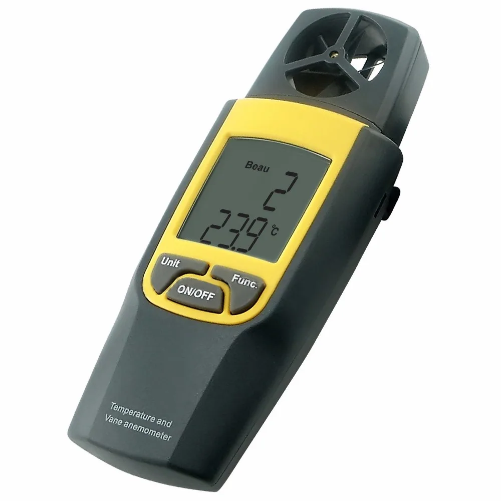 Digital-Thermo-Anemometer-4000-fpm-Thermometer-Speed-Velocity-Temperature-mph-m-s-Built-in-Rotary-Vane