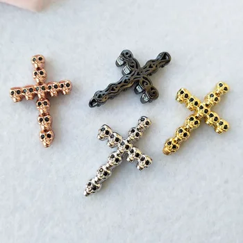 10Pcs Tiny CZ crystal skull cross Charm,CZ zircon Stone Micro pave Pendant,Jewelry Finding DIY necklace making P744
10Pcs Tiny CZ crystal skull cross Charm,CZ zircon Stone Micro pave Pendant,Jewelry Finding DIY necklace making P744