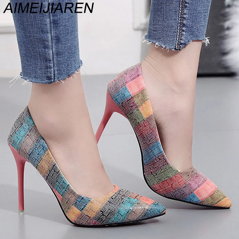 Women Pumps High Heels Fashion Shoes Sexy Thin Heels Comfort Ladies Shoes Pointed Toe Classic Pumps Zapatos De Mujer
Women Pumps High Heels Fashion Shoes Sexy Thin Heels Comfort Ladies Shoes Pointed Toe Classic Pumps Zapatos De Mujer